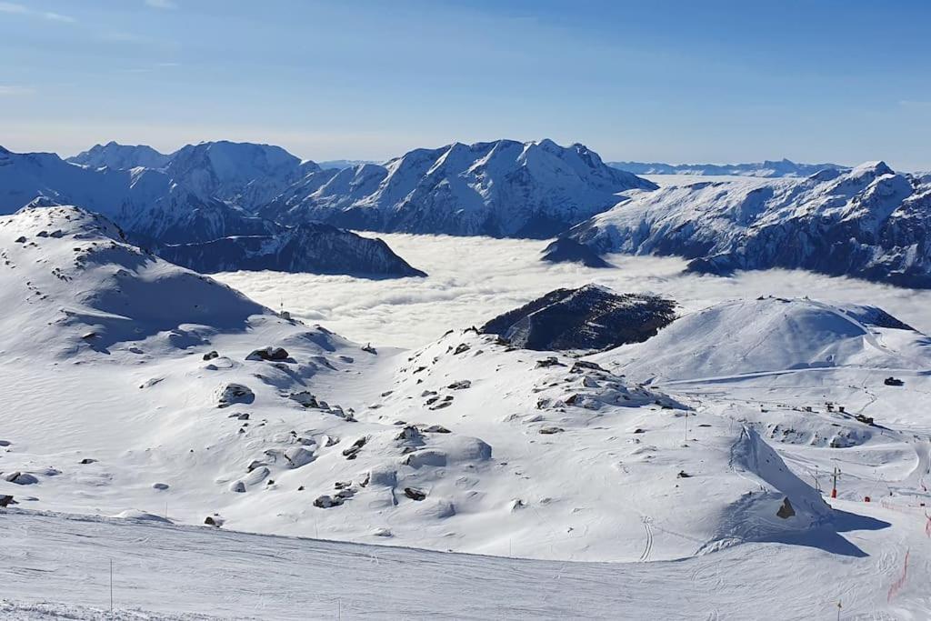 Pieds Des Pistes - Parking Couvert - Plein Sud Alpe d'Huez Exterior foto