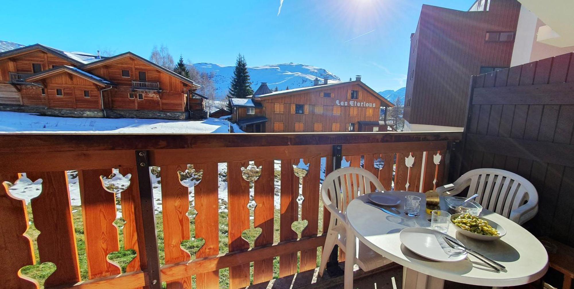 Pieds Des Pistes - Parking Couvert - Plein Sud Alpe d'Huez Exterior foto
